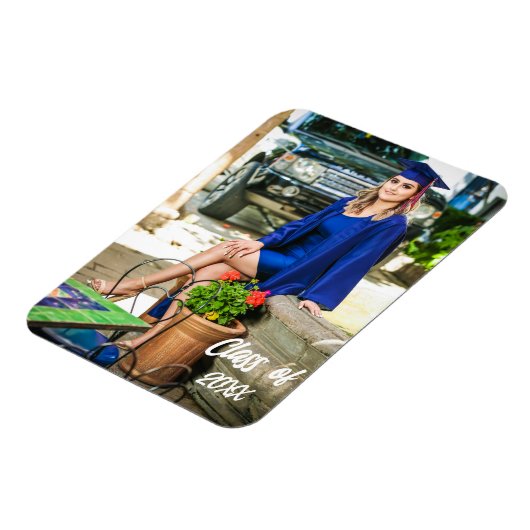 カスタム磁石 |フォトマグネットの作成、卒業 マグネット (左側)