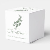 カスタム社名メリークリスマス フェイバーボックス (裏面サイド)