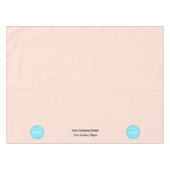 カスタム社名ロゴトレードショーバラ テーブルクロス (正面(横))