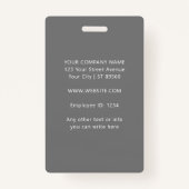 カスタム社員の写真会社のロモダンゴ バッジ (裏面)