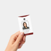 カスタム社員企業のロゴの写真ID バッジ (手持ち)