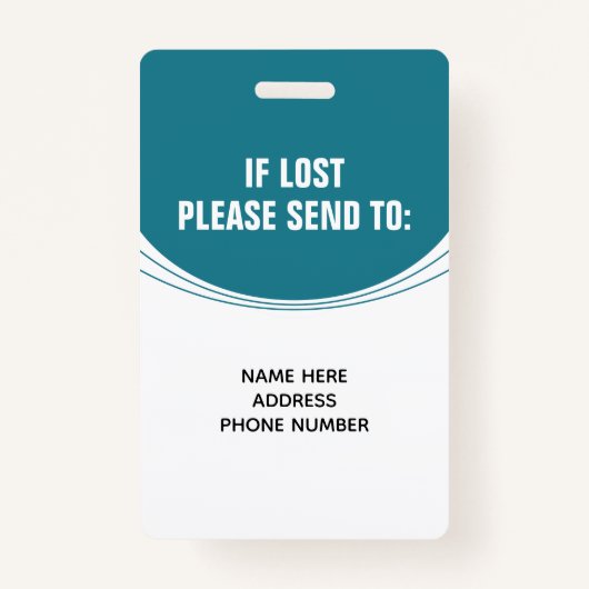 カスタム社員写真ロゴ名IDバーコード バッジ (裏面)