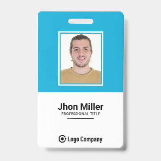 カスタム社員写真、ロゴ、バーコード、名刺 バッジ