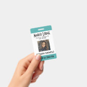 カスタム社員写真ID バッジ (手持ち)