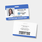 カスタム社員、ロゴ、写真IDバッジ バッジ (Front & Back)