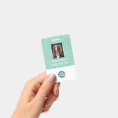 カスタム社員IDバッジ - 名前、写真、ロゴ.. バッジ (手持ち)