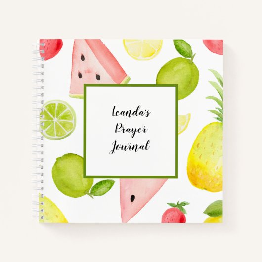 カスタム祈りの言葉ジャカスタムーナルロマンズ8:28 ノートブック (正面)