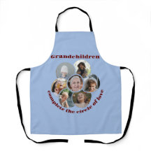 カスタム祖母/子供7 Circle Photo Collage