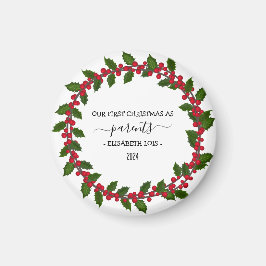 カスタム祖父母の贈り物のクリスマスの飾り マグネット