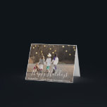 カスタム祝日金ゴールド紙吹雪 |写真 シーズンカード<br><div class="desc">美しモダンい写真の季節の挨拶、クリスマス、ハヌカ、祝日のノートカード。 簡単DIY編集可能カード – 家族の写真とテキストを追加するだけです。 メッセージを挿入するか、削除して手書きのメモを追加する場合は、カード内のオプションです。フェイク金ゴールド紙吹雪箔</div>