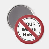 カスタム禁止サークルサイン マグネット (正面/裏面)