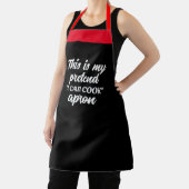 カスタム私のフリ私は調理師のキッチンおもしろいエプロン エプロン (インサイチュ)