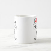 カスタム私は私の2つのビューセロンが大好き マグカップ (中央)