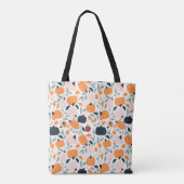 カスタム秋カボチャートバッグ トートバッグ (裏面)