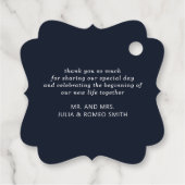 カスタム秋パンプキ結婚ンさん有難う フェイバータグ (裏面)