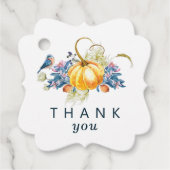 カスタム秋パンプキ結婚ンさん有難う フェイバータグ (正面)