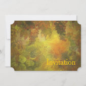 カスタム秋招待状 招待状 (正面)