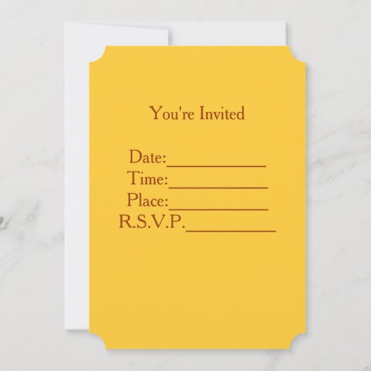 カスタム秋招待状 招待状 (裏面)