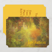 カスタム秋招待状 招待状 (正面/裏面)