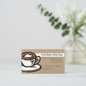 カスタム移動喫茶車 名刺 (スタンド正面)