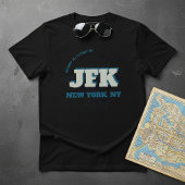 カスタム空港コードシティ&州ミニマリスト旅行 Tシャツ