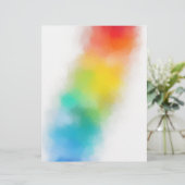 カスタム空白のテンプレートモダン抽象芸術アート レターヘッド (スタンド正面)