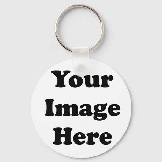 カスタム空白のテンプレート キーホルダー (正面)