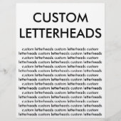 カスタム空白のパーソナライズされたテンプレート (正面)