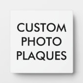 カスタム空白のパーソナライズされたテンプレート フォトプラーク (正面)