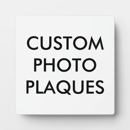 カスタム空白のパーソナライズされたテンプレート フォトプラーク (正面)