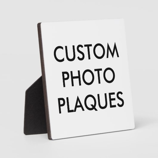 カスタム空白のパーソナライズされたテンプレート フォトプラーク (正面)