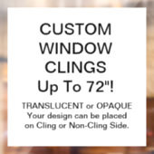 カスタム窓が完全に不透明なシート4" x 4" ウィンドウサイン (シート2)