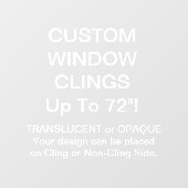 カスタム窓の自動不透明4" x 4" ウィンドウサイン (シート)