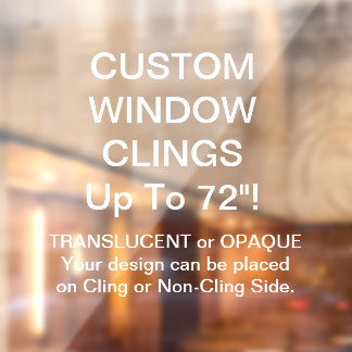 カスタム窓の自動不透明4" x 4" ウィンドウサイン