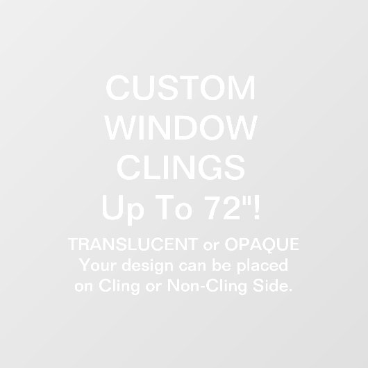 カスタム窓の貼り付け自動OPAQUE 72" x 52" ウィンドウサイン (シート)