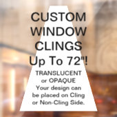 カスタム窓の貼り付けADVANCED OPAQUE 18" x 24" ウィンドウサイン (シート2)