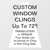 カスタム窓の貼り付けADVANCED OPAQUE 18" x 24" ウィンドウサイン (シート)