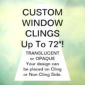 カスタム窓の貼り付けADVANCED OPAQUE 18" x 24" ウィンドウサイン (シート3)