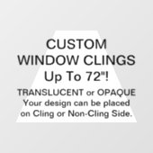 カスタム窓の貼り付けADVANCED OPAQUE 30" x 20" ウィンドウサイン (シート)