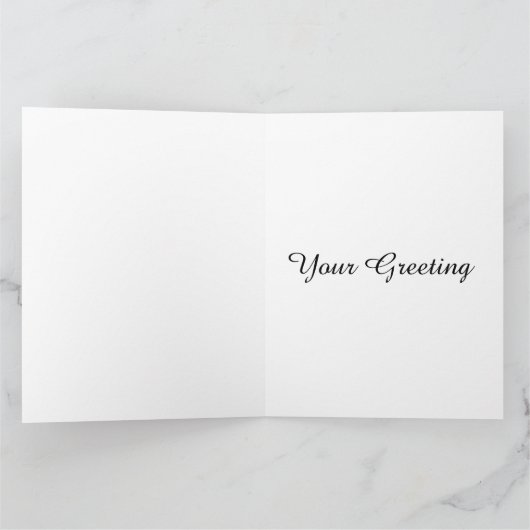 カスタム第1世最高の界. (Your Text)タイポグラフィ カード (内部)