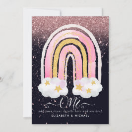 カスタム第1期PInkガーリー金ゴールドグリッターレインボー