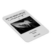 カスタム第1母の日かわいいミニマル写真集 マグネット (右側)