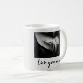 カスタム第1母の日の写真かわいいミニマリスト コーヒーマグカップ (正面右)