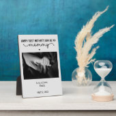 カスタム第1母の日の写真かわいいミニマリスト フォトプラーク (側面)