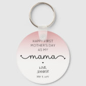 カスタム第1母の日ニューマキープサケギフト キーホルダー (正面)