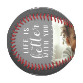 カスタム第1番パパ野球 野球ボール (正面左)