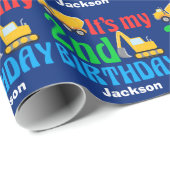 カスタム第2バースデーボーイ建築車 ラッピングペーパー (ロールコーナー)