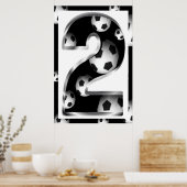 カスタム第2回サッカーのポスター ポスター (キッチン)