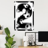 カスタム第2回サッカーのポスター ポスター (ホームオフィス)