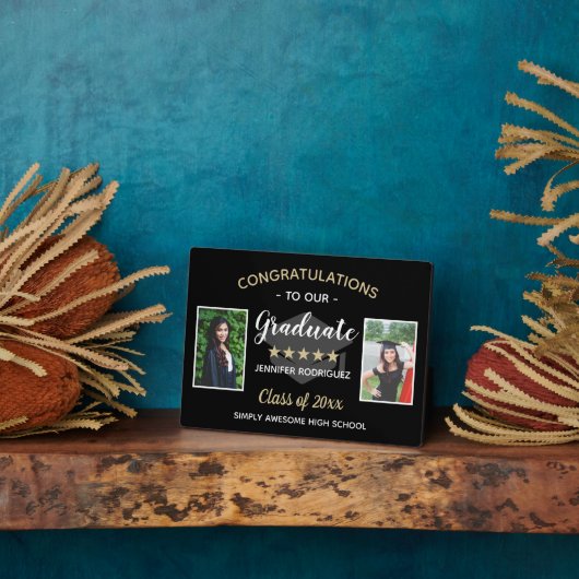 カスタム第2回写真卒業記念 フォトプラーク (側面)
